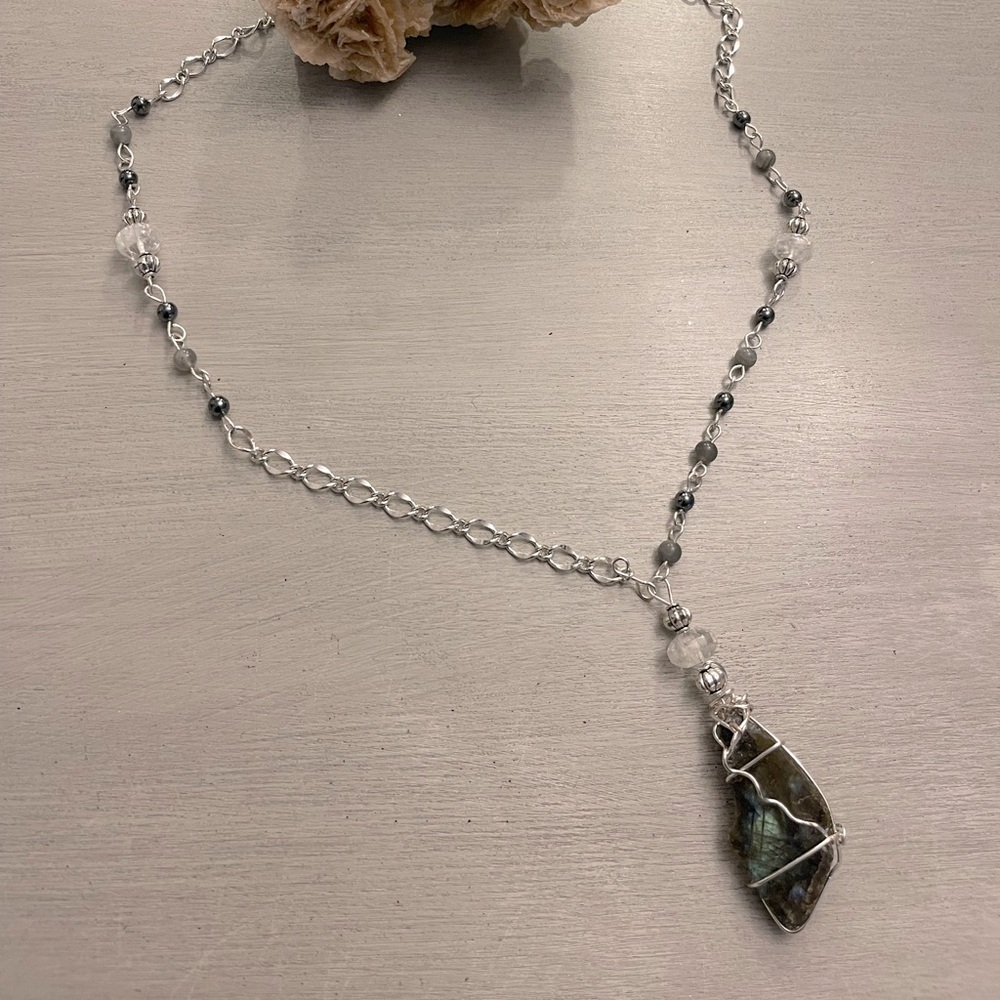 Handmade Gemstone necklaces everyone is unique.